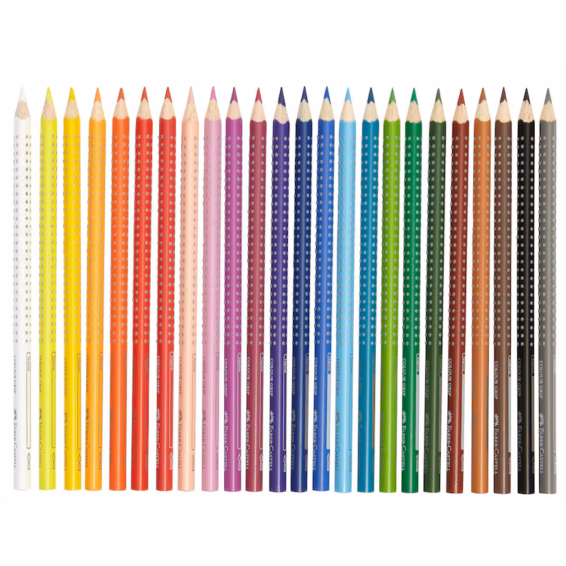FABER-CASTELL Colour GRIP Buntstifte farbsortiert, 24 St. – Bild 2